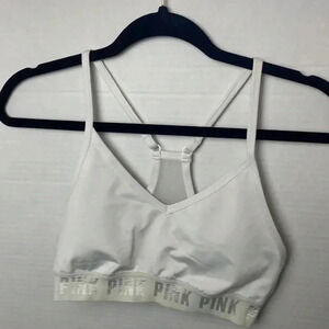 Pink Racerback light impact Sports Bra